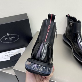 Prada/Prada Мужские высокие кроссовки с амортизирующей подошвой и