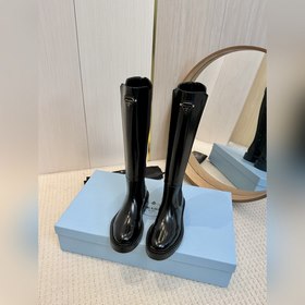 2025 PRADA топовая версия Вышли высокие мотоциклетные сапоги, ко