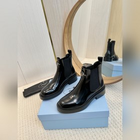 2025 PRADA высшего качества Вышли высокие мотоциклетные сапоги,