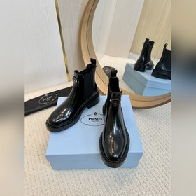 2025 PRADA высшего качества Вышли высокие мотоциклетные сапоги, 