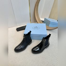 2025 PRADA высшего качества Вышли высокие мотоциклетные сапоги, 