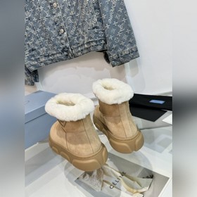 Prada, модель «королевская», зимние сапоги, лыжные сапоги, необыч