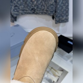 Prada, модель «королевская», зимние сапоги, лыжные сапоги, необыч