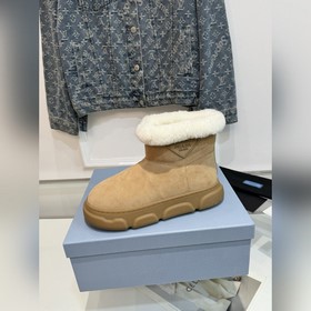 Prada, модель «королевская», зимние сапоги, лыжные сапоги, необыч