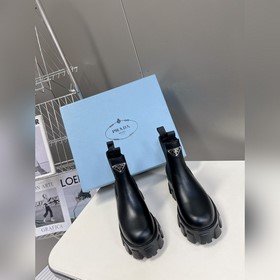PRADA Пrada, версия высшего качества, ботинки на толстой подошве