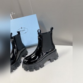 PRADA Пrada, версия высшего качества, ботинки на толстой подошве