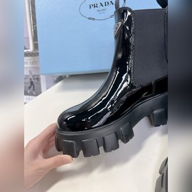 PRADA Пrada, версия высшего качества, ботинки на толстой подошве 