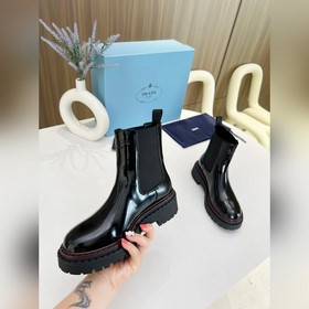 Prada 2025WA Осень-Зима Новые модели классических ботинок Martin,