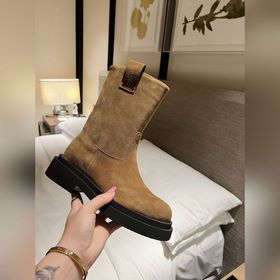 PRADA Классические ботинки с треугольным логотипом. Этот зимний а