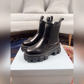 RADA Prada ботинки на толстой подошве с карманами треугольным лог