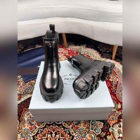 RADA Prada ботинки на толстой подошве с карманами треугольным лог