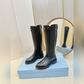 2025 PRADA высшего качества Вышли высокие мотоциклетные сапоги,