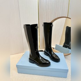 2025 PRADA высшего качества Вышли высокие мотоциклетные сапоги, 