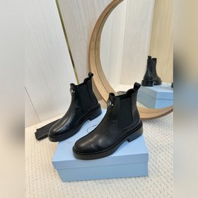 2025 PRADA высшего качества Вышли высокие мотоциклетные сапоги, 