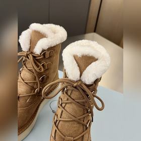 (Высокие ботинки с ремешками) 2025 PRAD*A Prada Зимняя коллекция 