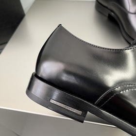 PRADA/Prada Мужские кожаные туфли-оксфорды из телячьей кожи для д