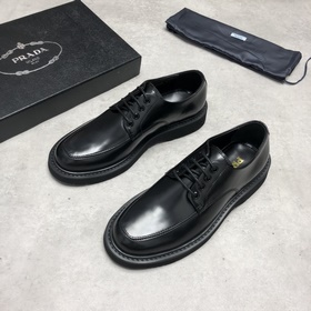 Prada/Prada Толстая подошва, формальный стиль, модель из фирменно