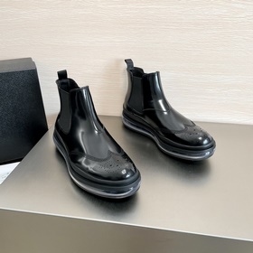 Prada/Prada Классические мужские высокие кожаные туфли на воздушн
