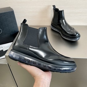 Prada/Prada Классические мужские высокие кожаные туфли на воздушн