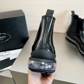 Prada/Prada Классические мужские высокие кожаные туфли на воздушн