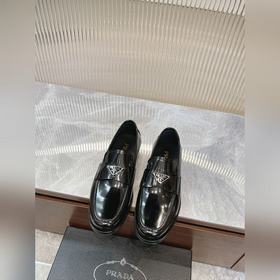 Prada – высококачественные мужские кожаные туфли для повседневной