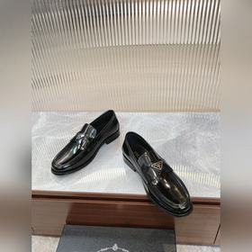 Prada – высококачественные мужские кожаные туфли для повседневной