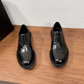Prada/Prada Мужские кожаные туфли на воздушной подушке Чисто ори