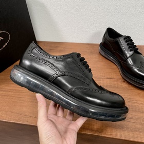 Prada/Prada Мужские кожаные туфли на воздушной подушке Чисто ори