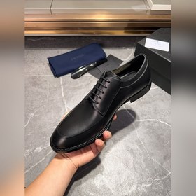 Мужские кожаные туфли PRADA, импортный товар, материал： кожа высш