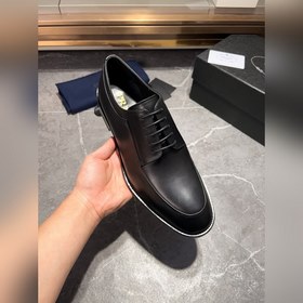 Мужские кожаные туфли PRADA, импортный товар, материал： кожа высш