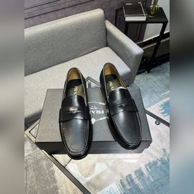 【PRADA】 Мужские кожаные туфли Prada, качество 1：1, подлинные това