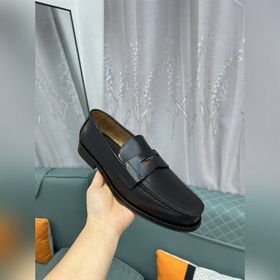 【PRADA】 Мужские кожаные туфли Prada, качество 1：1, подлинные това