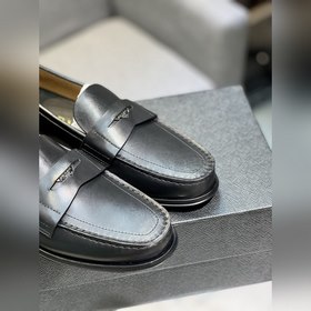 【PRADA】 Мужские кожаные туфли Prada, качество 1：1, подлинные това