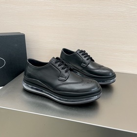 Prada/Prada Классические мужские кожаные туфли на пружине для дел