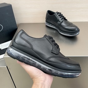 Prada/Prada Классические мужские кожаные туфли на пружине для дел