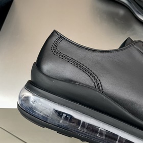 Prada/Prada Классические мужские кожаные туфли на пружине для дел