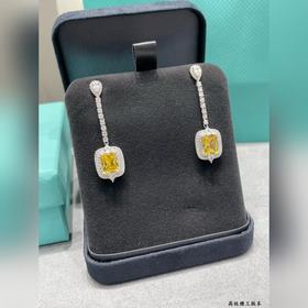 9 2 5 9780170 Серьги Tiffany Yellow Diamond. Для торжественных ме