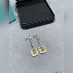 9 2 5 9780170 Серьги Tiffany Yellow Diamond. Для торжественных ме