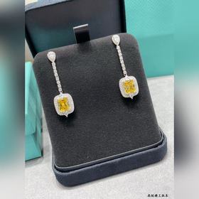 9 2 5 9780170 Серьги Tiffany Yellow Diamond. Для торжественных ме