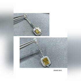 9 2 5 9780170 Серьги Tiffany Yellow Diamond. Для торжественных ме