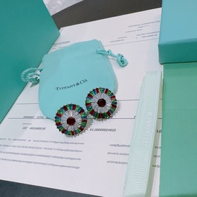 Эксклюзивные серьги Tiffany в юбилейном исполнении. Серьги-гвозди