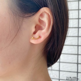 Материал V-Gold 5350120 Tiff, новейшая модель мини-серьги Tiffany