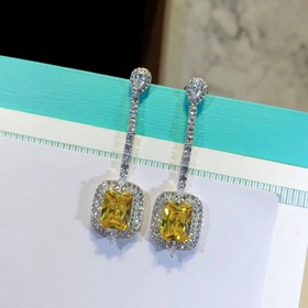 9 2 5 9783170 Серьги Tiffany из высококачественного ювелирного зо