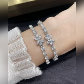 9 2 5 5140410 Браслет Tiffany с бриллиантами в форме «кобылиного