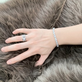 Эксклюзивный заказ браслет Tiffany юбилейная модель. Браслет с ка