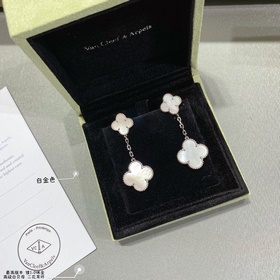 V-Gold-Plated 5240370 VCA Four-Leaf Clover High-End White Pearl T