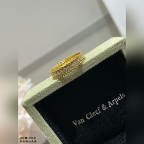 V Gold-plated 5140160, размер 5678. VCA узкое кольцо с полным пок