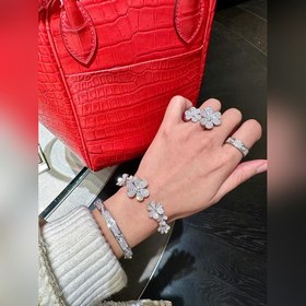 -Фотография витрины, фотография на руке -Van Cleef & Arpels Ф