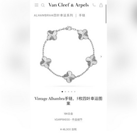 -Изображение витрины, изображение на руке -Van Cleef &amp; Arpels