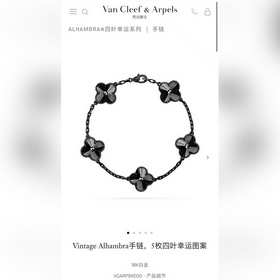 -Изображение витрины, изображение на руке -Van Cleef &amp; Arpels